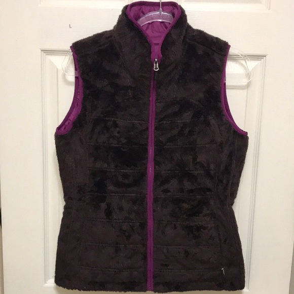 The North Face Mossbud Reversible Vest Purple - Picture 5 of 16